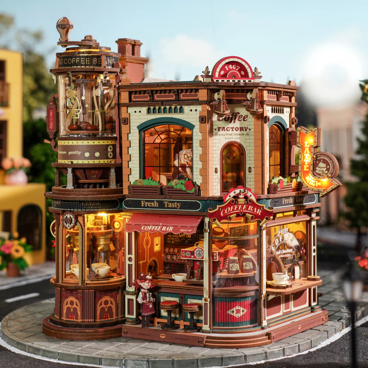 Dream Coffee Factory - 3D Mechanical Puzzle