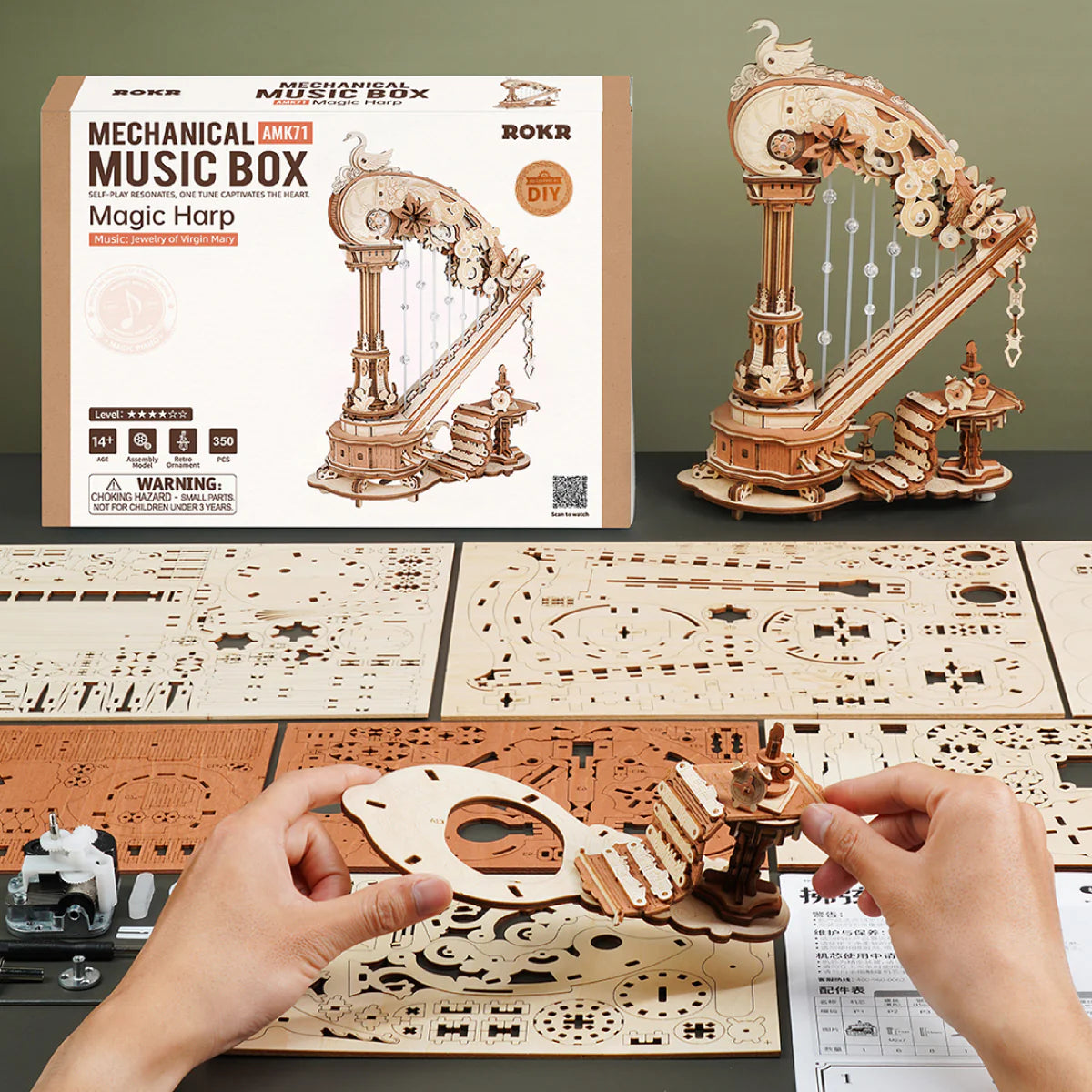 Magic Harp - 3D Mechanical Puzzle