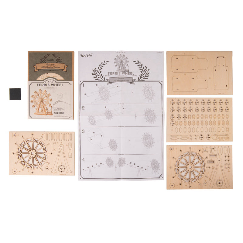 Ferris Wheel- 3D Wooden Puzzle