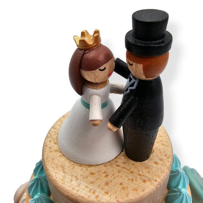 Three Tier Wedding Cake - Music Box