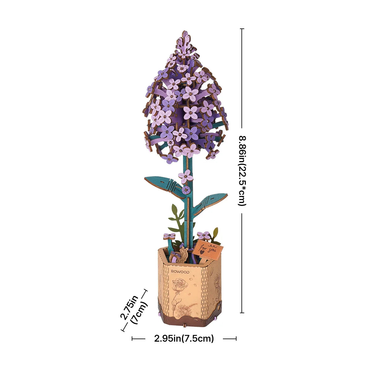 Lilac - 3D Wooden Puzzle