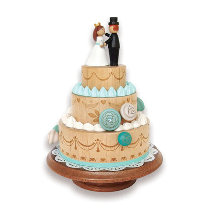 Three Tier Wedding Cake - Music Box