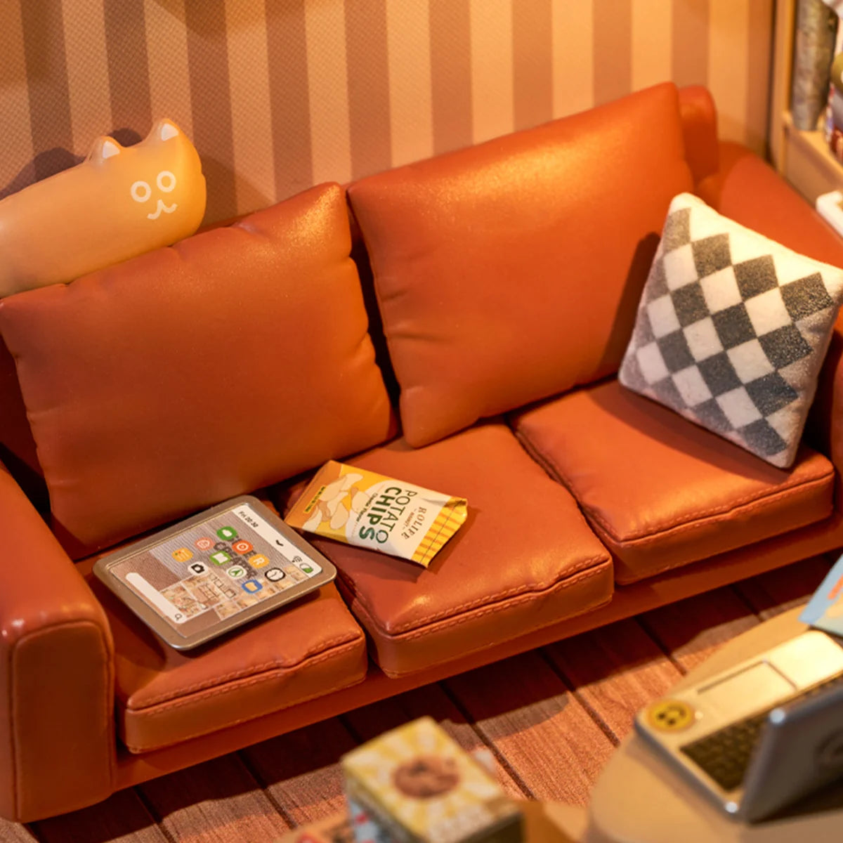 Cozy Living Lounge - 3D Puzzle