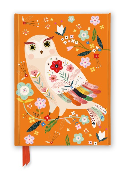 Bee Brown: Folk Owl - Foiled Journal