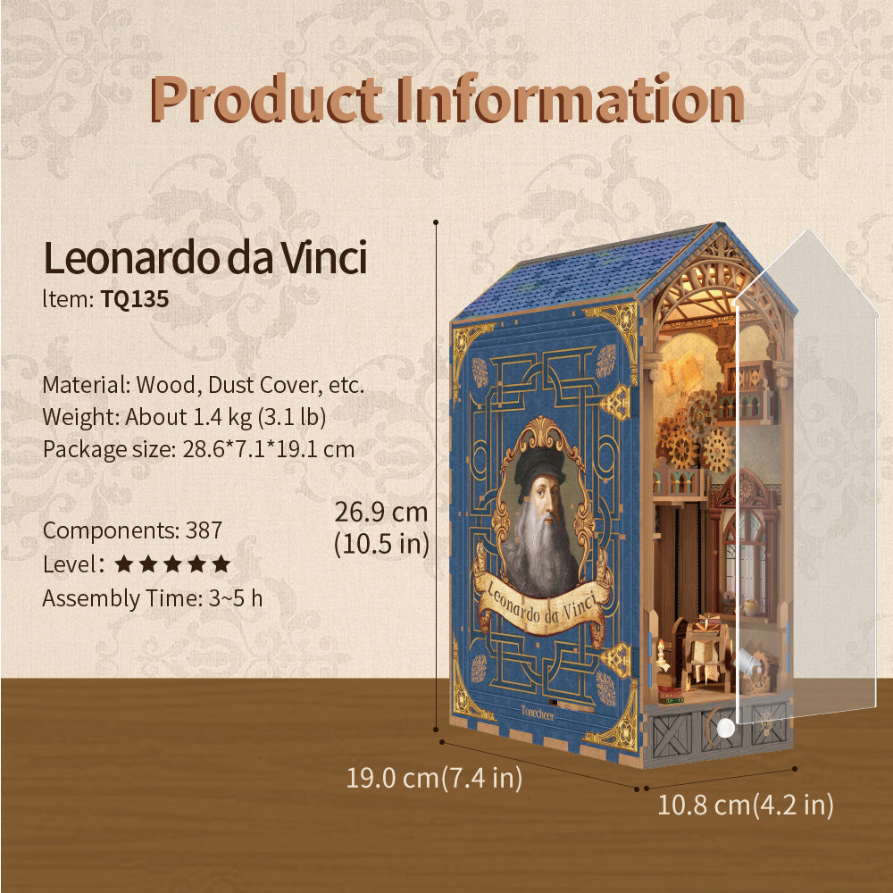 Leonardo Da Vinci - Book Nook