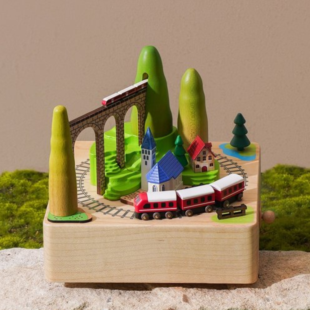 Mountain Train- Music Box from Woodeful life